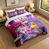 Set Biancheria da Letto Morbido con Fantasia Five Nights at Freddy’s, 1 Copripiumino più 2 Federe Elegante Camera da Letto Tessile per la Casa