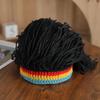 Novinka Rasta Paruková čepice Unisex Hip Hop Cosplay Cosplay Čepice Čepice Jamajka Ručně vyrobená čepice Reggae Dreadlocks Africa Roots Paruka