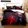 Comforter 3D Printed Anime Fate/Stay Night Saber Bedding Set Single Twin Full Queen King Size Bed Set Adult Kid Bedroom S