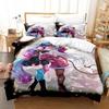 Ensemble de literie 3D Anime Filles Sexy Silvervale VTuber Simple Jumeaux Individuel Double Queen King Size Ensemble de lit Adulte Enfant Chambre à coucher Housses de couette