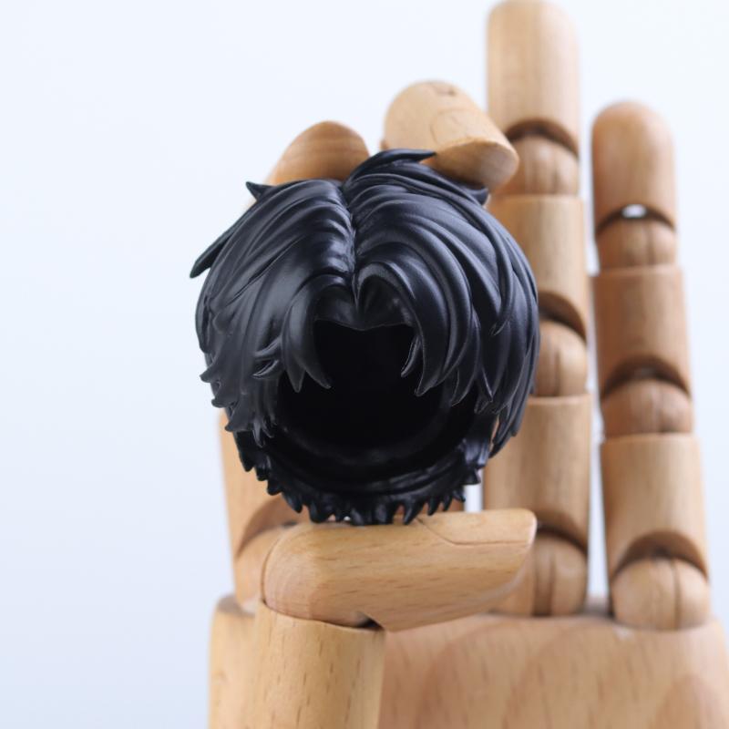 OB11 Head Shell Replacement Korean Style Plastic Hair Replacement Doll Hair Head Mold Accessories For Obitsu11 Dolls Gifts