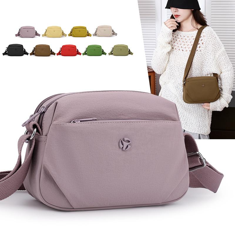 Damentasche Mehrfachtaschen Nylon-Tasche Schultertasche Umhängetasche