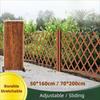 Stretchable Home Garden Fence 50/70cm Extended Trellis Fence Wooden Fence  Garden Decoration