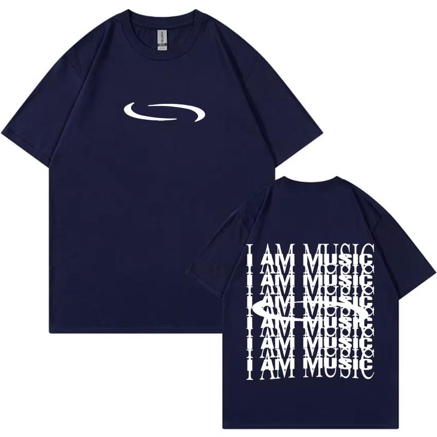 Playboi Carti I AM MUSIC Logo T Shirt Opium Ken Carson Narcissist Tour Rap 2025 Summer Men Women Tops Casual Oversized Tees