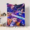 1pc Huntrix, K pop Blanket Soft All Season Throw with Vibrant Design, Perfect for Home, Travel, and Gifts, Ideal for Naps and Camping