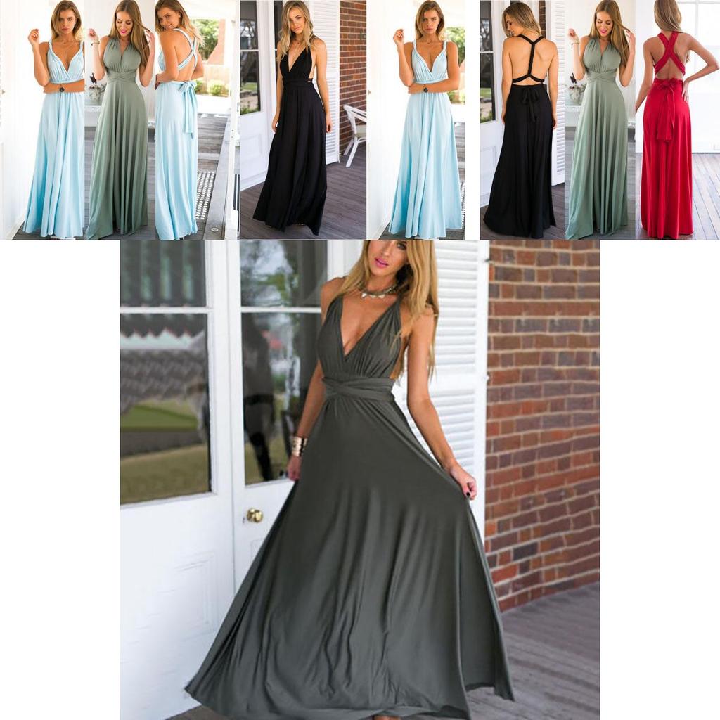 Elegant Dames Lange Mouwloze Jurk Perfect Voor Avondfeest En Cocktail Evenementen