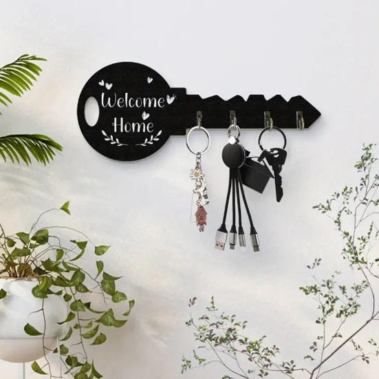 Porte-clés avec forte capacité de charge Style Bohème Décoratif Mural