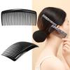 29-Tooth Black DIY Hair Comb for Styling Bangs and Messy Hair Buns