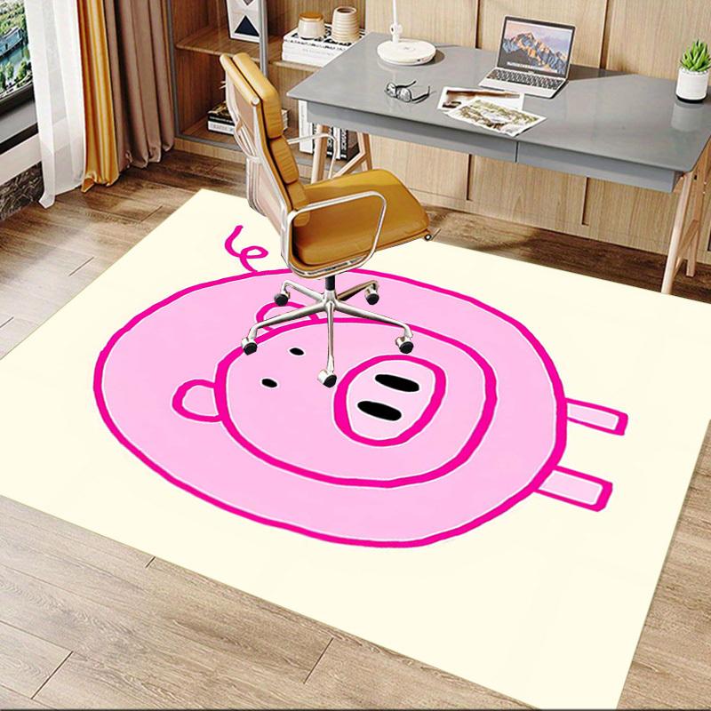 1PC Piggy Anti-slip Carpet, Suitable for Office, Bedroomand Playrooms. It Can Also Be Used As a Sofa Footrest cover-W57