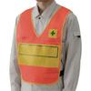 Vest with Reflective Display Plain Nylon Mesh 379701 (fluorescent Orange)
