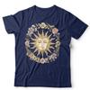 Boho Spiritual Sun T-Shirt Retro Vintage Flowers Celestial Hippie Chic Tee