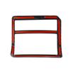 Bandeau de garniture de panneau de commande des phares de console latérale style fibre de carbone pour Toyota Tacoma