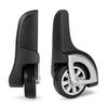 1 Pair Suitcase Wheels Replacement Practical Luggages Wheels Spare Wheels Travel Luggages Wheels PVC Swivels Castors