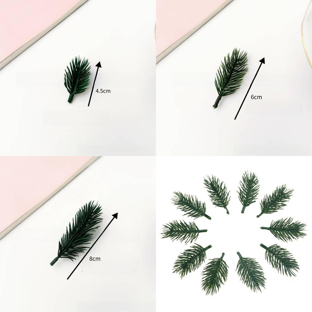 Plante Artificielle d'Aiguilles de Pin Pour Décorations de Noël et Arrangements Floraux DIY