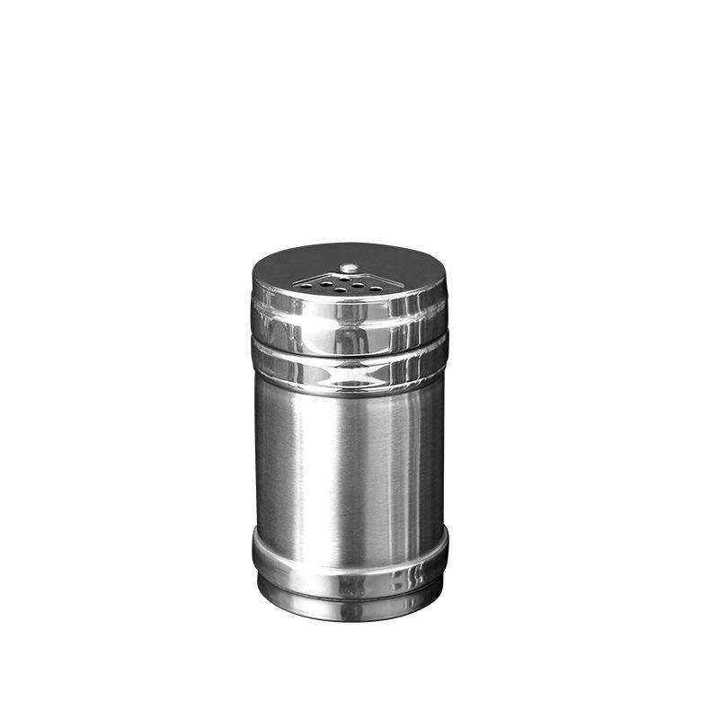 Stainless Steel Multi-functional Seasoning Bottle for Soy Sauce, Vinegar, BBQ, and Pepper Powder