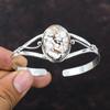 Wildpferd-Magnesit-Armreif, natürlicher Edelstein-Schmuck, 925er-Sterlingsilber, verstellbarer Armreif, handgefertigter stilvoller Schmuck für Geschenke