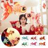 New Year Spring Festival  Goldfish Lantern Handmade Diy Lantern Making Kit Wedding Party Lucky Koi Lantern Kids Making Materials