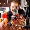 Eagle Whiskey Decanter Bottle 280ml Animal Shaped Whiskey Decanter Whiskey Storage Container Fun Bar Decor Gift for Whiskey Lovers Dad