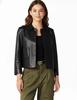 Stylish Handmade Black Women's Casual Real Lambskin Leather Motorcycle Genuine Jacket