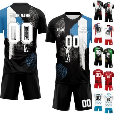 Personalised Shirts Kit Mens Girls With Name Number Custom Football Jerseys For Boys Training Suit