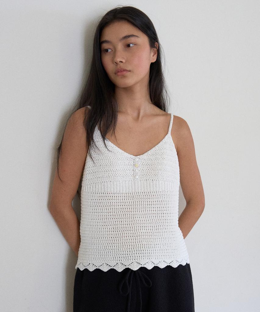 Manggomaenipeullijeu Sahara Knit Bustier_Ivory