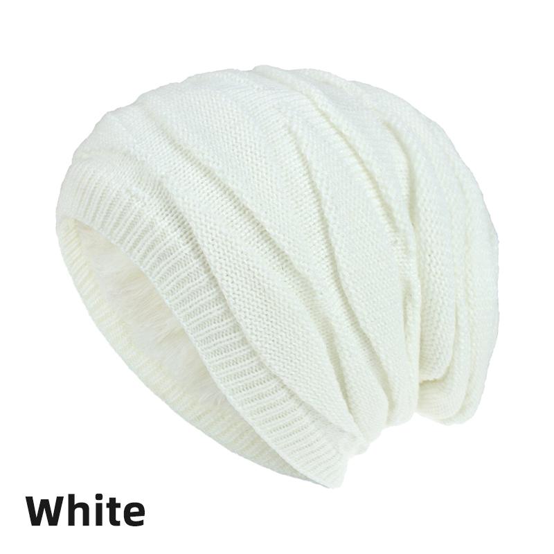 Mode Stricken Herbst Winter Häkeln Solide Warme Baggy Beanie Hut Slouch Cap Ski Cap Weihnachtsgeschenk Frauen Männer