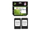 Refurbished Ink Cartridges - HP - 302XL - Black - Pack of 2 - 20 Ml