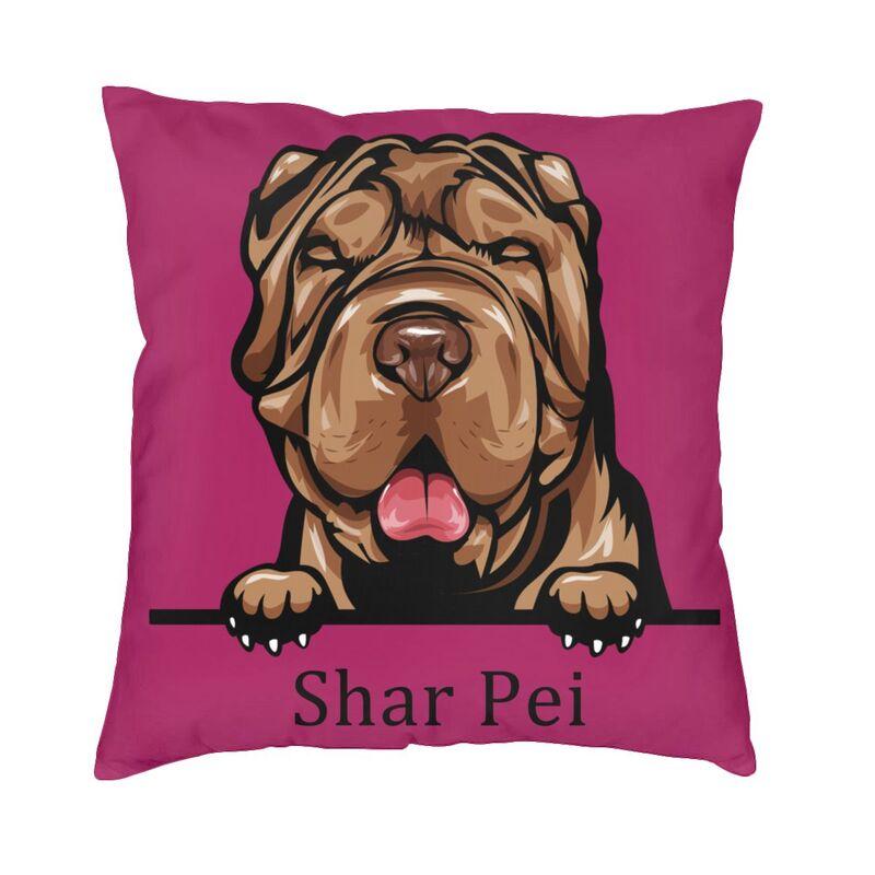 Vicces Kutya Pit Bull Párnahuzat 55x55 cm Háziállat Állat Bársony Modern Díszpárnahuzat Lakásdekoráció Kanapé Párnahuzat Dakimakura