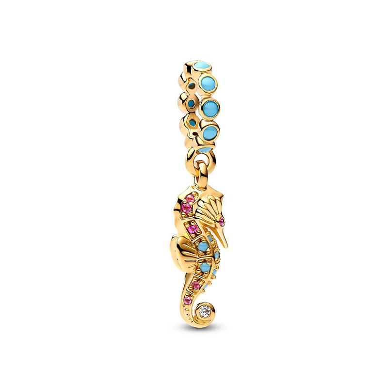 Abalorios Originales Oro Rosa Nuevo En Colgante Abalorios Se Adapta a Pulseras Collar Para Mujeres Abalorio Cobre Lujo Joyería DIY