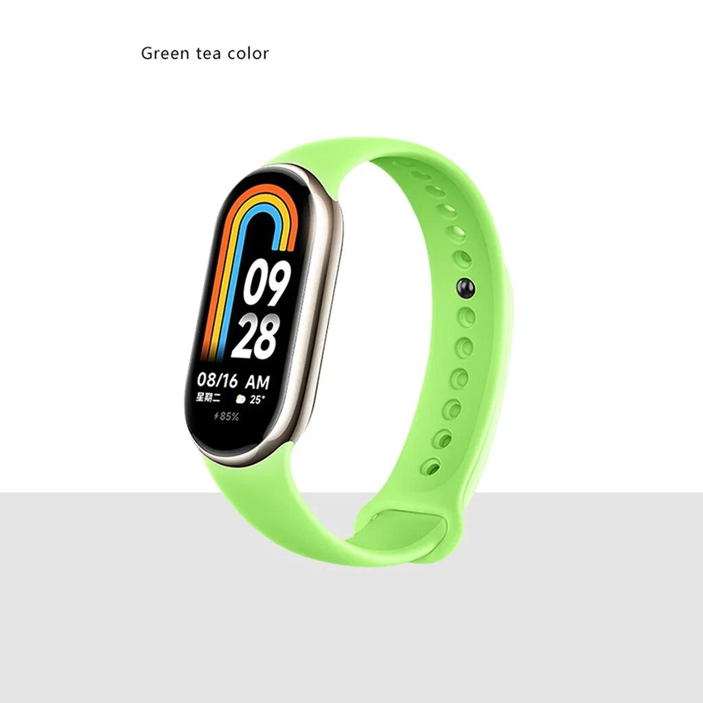 Strap for Xiaomi Mi Band 8/8 NFC Bracelet Silicone Wrist Miband 8 NFC Replacement Pulsera Correa Sport Strap for Mi Band 8