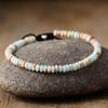 Nieuwe Steen Handgemaakte Kralenarmband voor Mannen en Vrouwen, Turkquoise Kleur Verstelbare Armband, Mode Sieraden, Cadeau voor Koppels