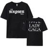 Lady Gaga The Mayhem Ball Tour 2026 Graphics 100Cotton Unisex Shirt Y2k Hip Hop Style Summer Mens Short Sleeve Tshirt Fan Gift