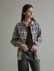 THEELO 2-Way Check Shirt (Gray)