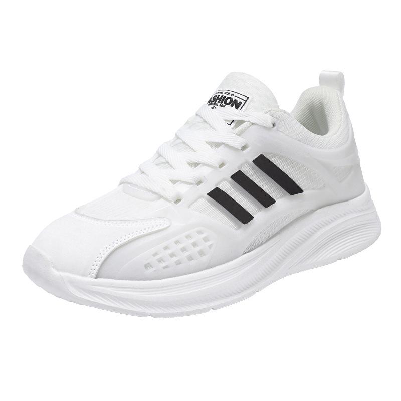 Men's Sports Shoes Autumn New Breathable Adhesive Mesh Shoes Men's and Teenagers Fly-woven Running Shoes Casual Student Shoes