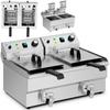 Double Fryer, Double Chamber, 2 X 11 L, 6000 W