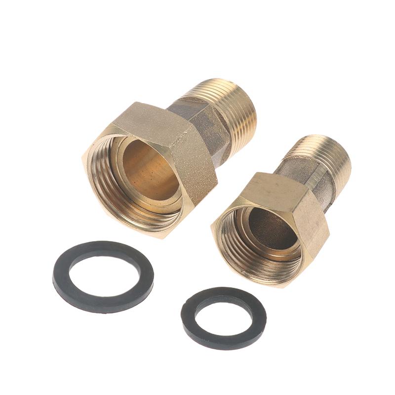 Adaptateur pour compteur d'eau du robinet 1/2 pouce 3/4 pouce Raccord fileté mâle vers femelle Coupleur Connecteur Pour compteur d'eau