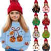 Kids' Casual Long-sleeved Sweatshirt with Halloween Print, Suitable for Holiday Parties and Everyday Wear.