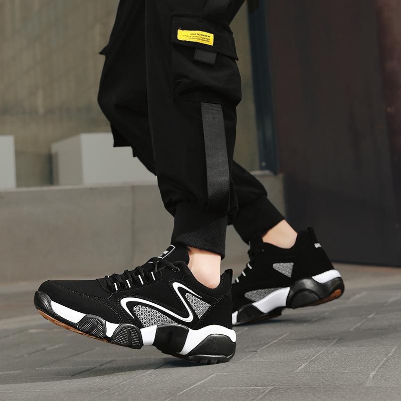 New D Large Size 38-45 Men's Sports Shoes Breathable Fashion Non Slip Casual Shoes Running Shoes