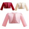 Kids Cropped Long-Sleeve Coat Formal Wear Accessory