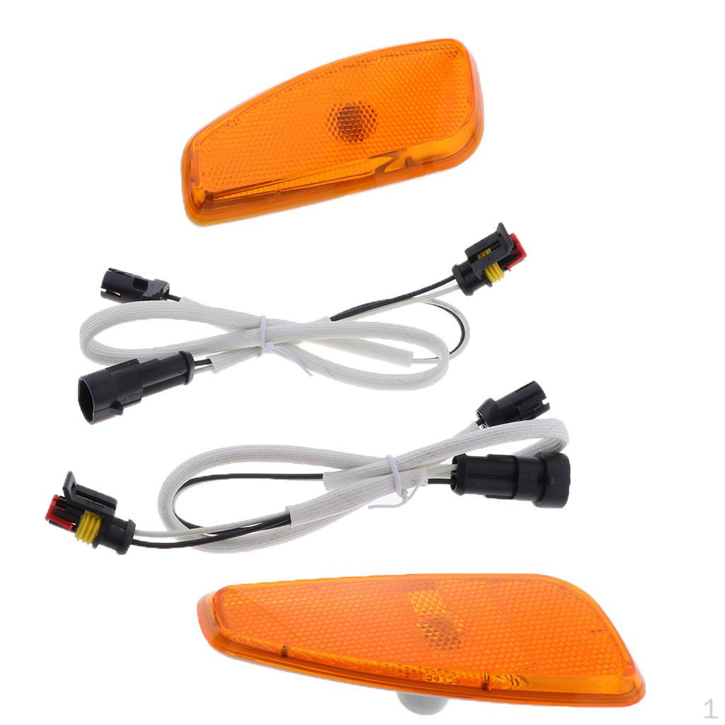 1 Pair Side Marker Turn Signal Light Lamp For 15 16 17