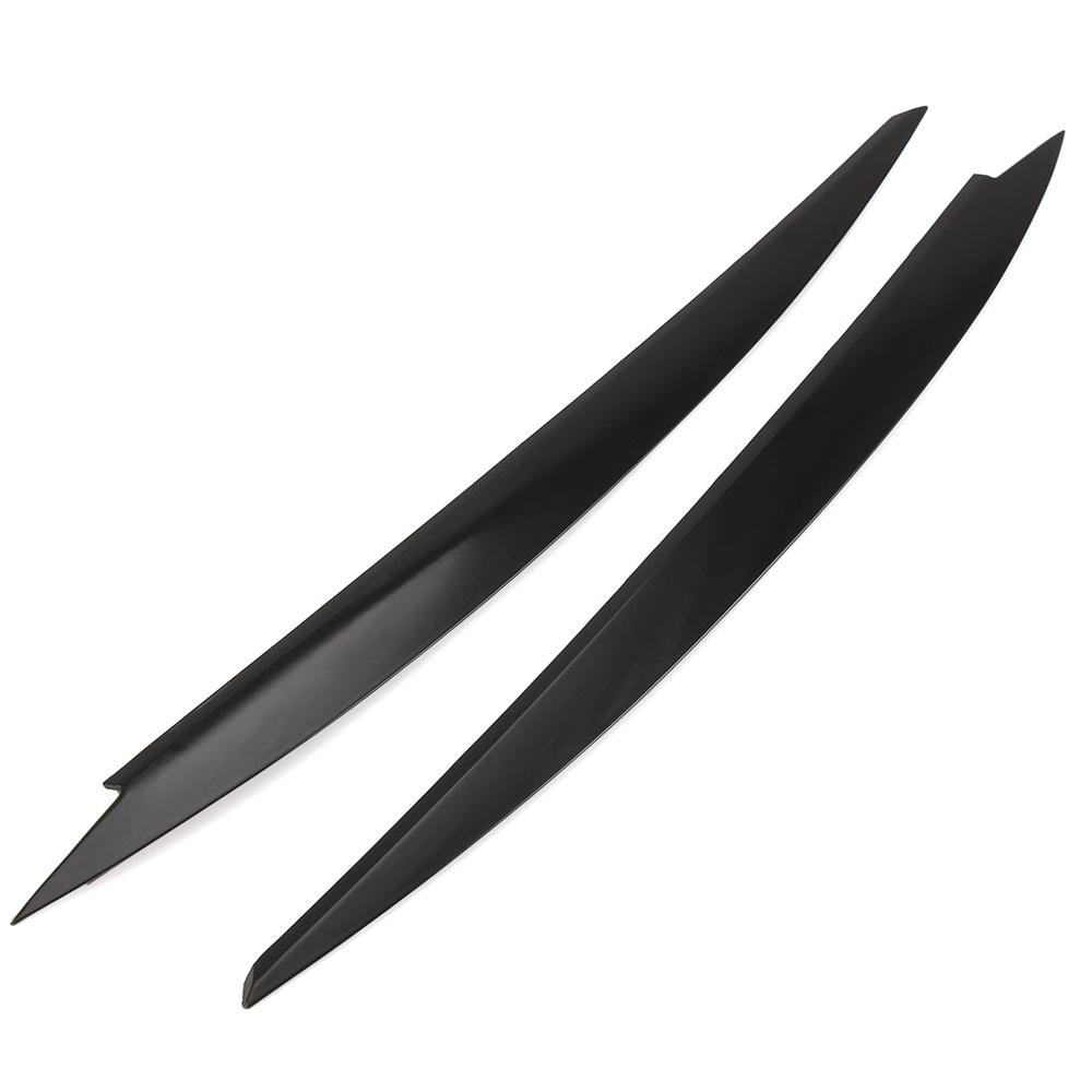 2 sztuk/zestaw samochód czarny do pieczenia osłona reflektora wykończenia dekoracji pasuje do VW Volkswagen GOLF 7 MK7
