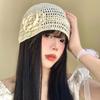 Hollow Sequin Crochet Hat Hand-woven Beanies Cap Korean Flower Knitted Caps Streetwear