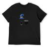 Bezem, hoed, heksenketel en Halloween T-shirt anime t-shirts customs effen zwarte t-shirts heren