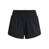 Under Armour Enfärgad Elastiska Träningsshorts Dam Nederdelar Svart 1376936-001