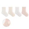 4 Pairs Combed Cotton Newborn Socks Thin Mid-calf Socks New Baby Mesh Socks  for Boys Girls
