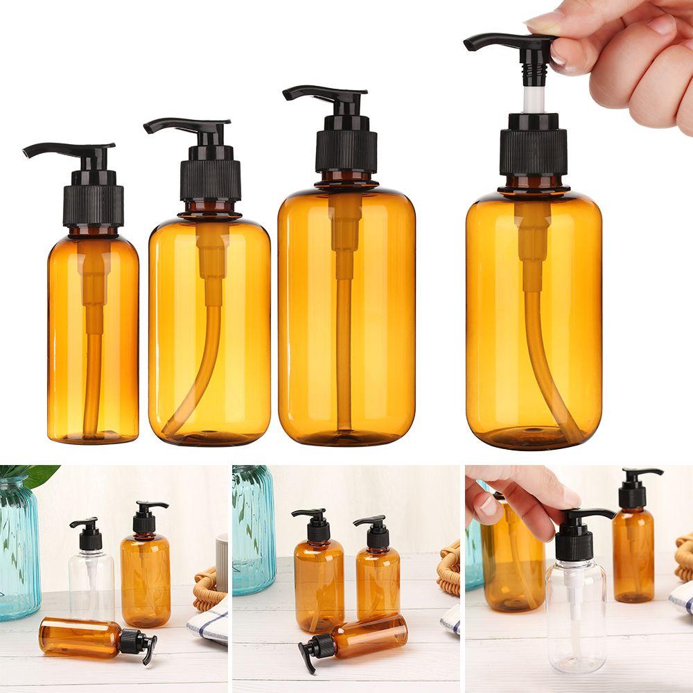 1pc Useful Shampoo Shower Gel Hand Sanitizer Shower Gel Bottles Pump Container Bottling Liquid