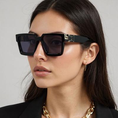 Mode Zonnebril Voor Heren Trending Vierkante Zonnebril Dames Vakantie Vintage Bril Designer
