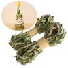 5/10m Home Vintage Artificial Leaf Jute Twine Burlap Rope Natural Hessian Craft Ribbon Wedding Decal Christmas Party DIY Decor
