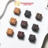 Yiming Xianyuan Sandalwood Carved Fu Pendant Necklace DIY Accessory