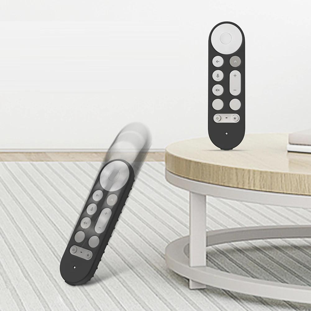 Silikon Fernbedienungshülle Rutschfest Schutzhülle für Controller Skin TV Fernbedienungshülle Fernbedienungshülle für Google TV Streamer 4K